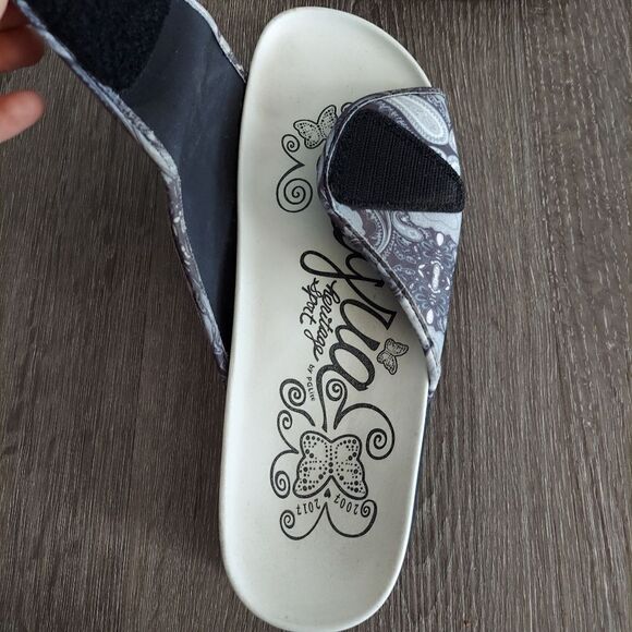 Alegria Airie Woodstock Black Platform Sandal 7-7.5 - Picture 9 of 11